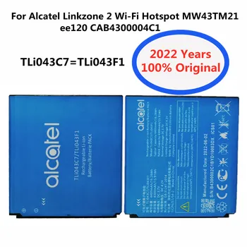 2022 100% Original 4400mAh Battery TLi043C7 TLi043F1 For Alcatel Linkzone 2 Wi-Fi Hotspot MW43TM21 ee120 CAB4300004C1 Battery