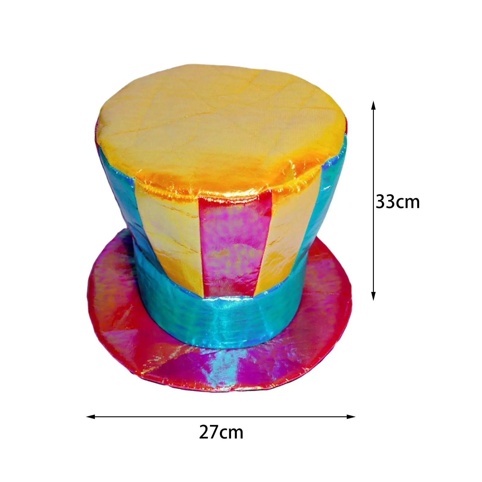 Clown Top Hat Costume Accessory Supplies Masquerade Show Head Gear