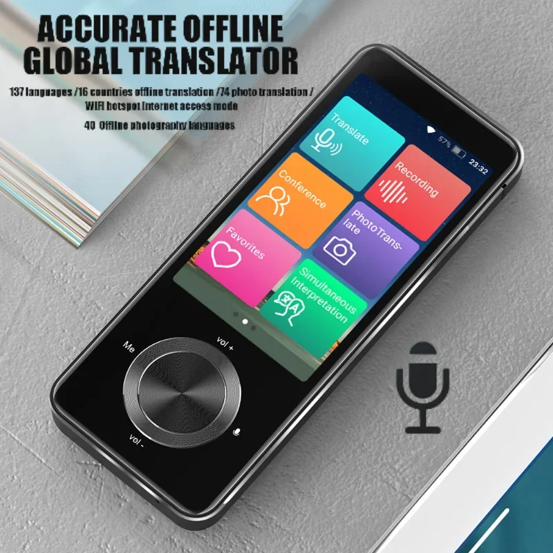 Voice Translator Language Translator 137Language Voice Translator with Real-time Recording and Text Translation