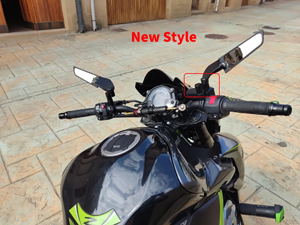 KTM DUKE 200 125 ナポレオンミラー&グリップ バイク 二輪ステルスウィングレットミラー 回転可能ミラー ktm