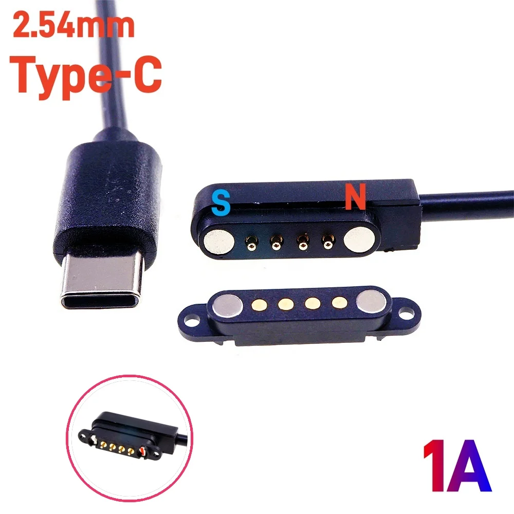 Magnetische Pogopin-Anschlüsse 2 Paar – 3-polig, 2,54 Mm Raster, Bis 3A, Für Elektronik