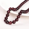 1A Natural Stone Dark Red Garnet Bead Round Loose Spacer 4 6 8 10mm Pick Size For Jewelry Making Diy Necklace Bracelet Accessory 4