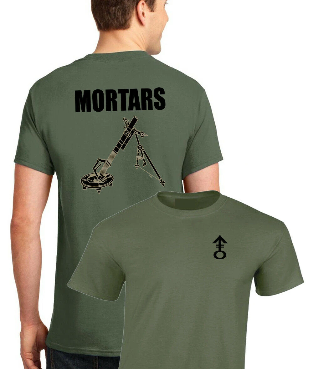 MORTARS Heavy Weapons Platoon Section Tshirt Regiment RAF ARMY Infantry Men's Cotton Casual T-shirts Loose Top Size S-3XL