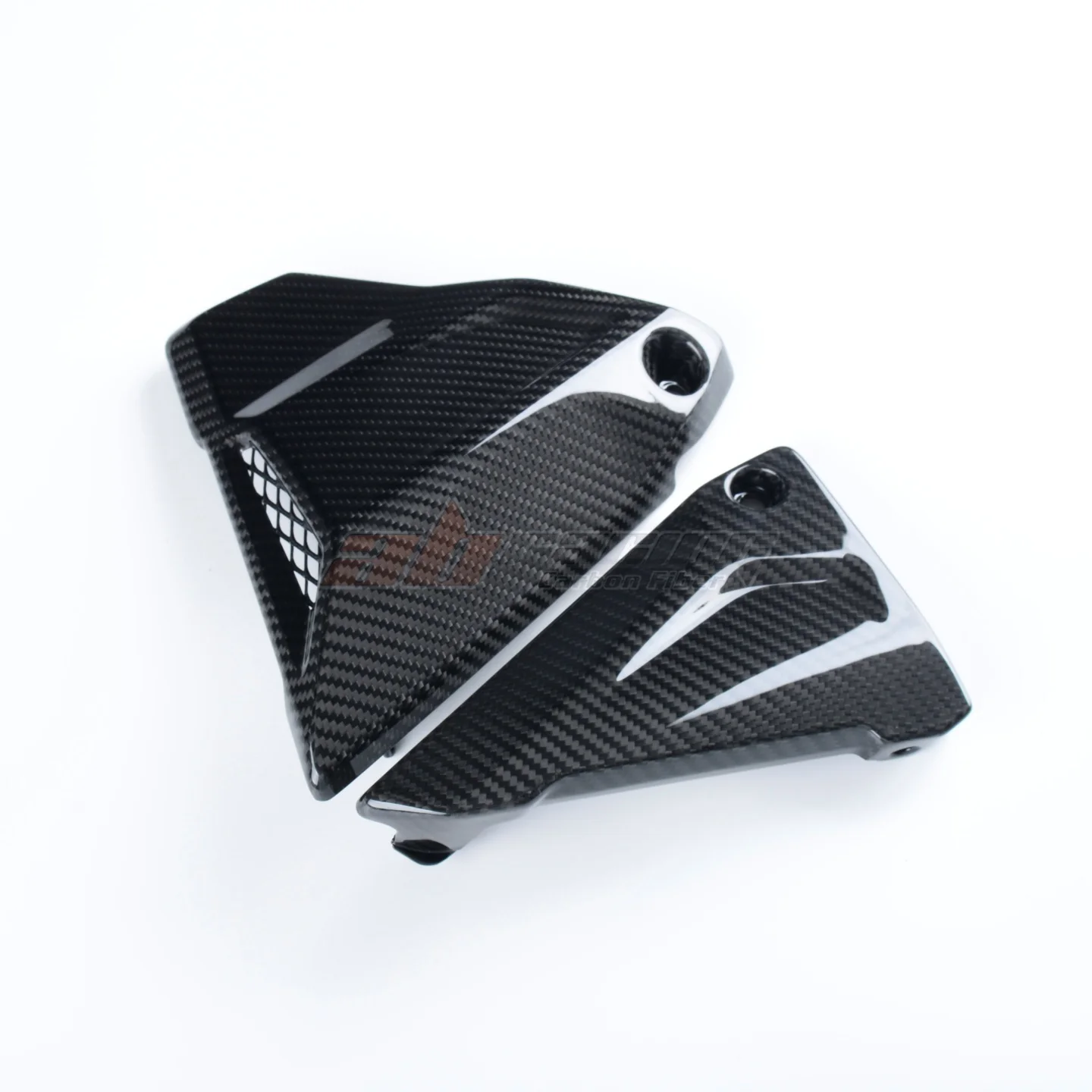 Kits De Carénage à Moto Couvercle Latéral Radiateur Adapté Pour Kawaski Z750 2004 2005 2006 2007