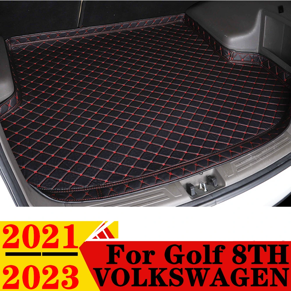 

Коврик багажник для Volkswagen VW Golf 8TH 2023 2022 2021 XPE, багажник багажника, коврик для багажа, защитный ковер