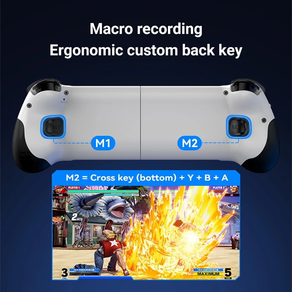 1pcs Type-c Handheld Game Controller Hall Trigger Joystick Wired Connection For android/ios/cloud Game Streaming Joystick - 4