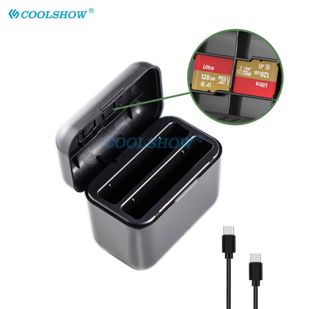 Kit Batterie et Chargeur pour Insta360 X4 - 2500mAh Li-ion