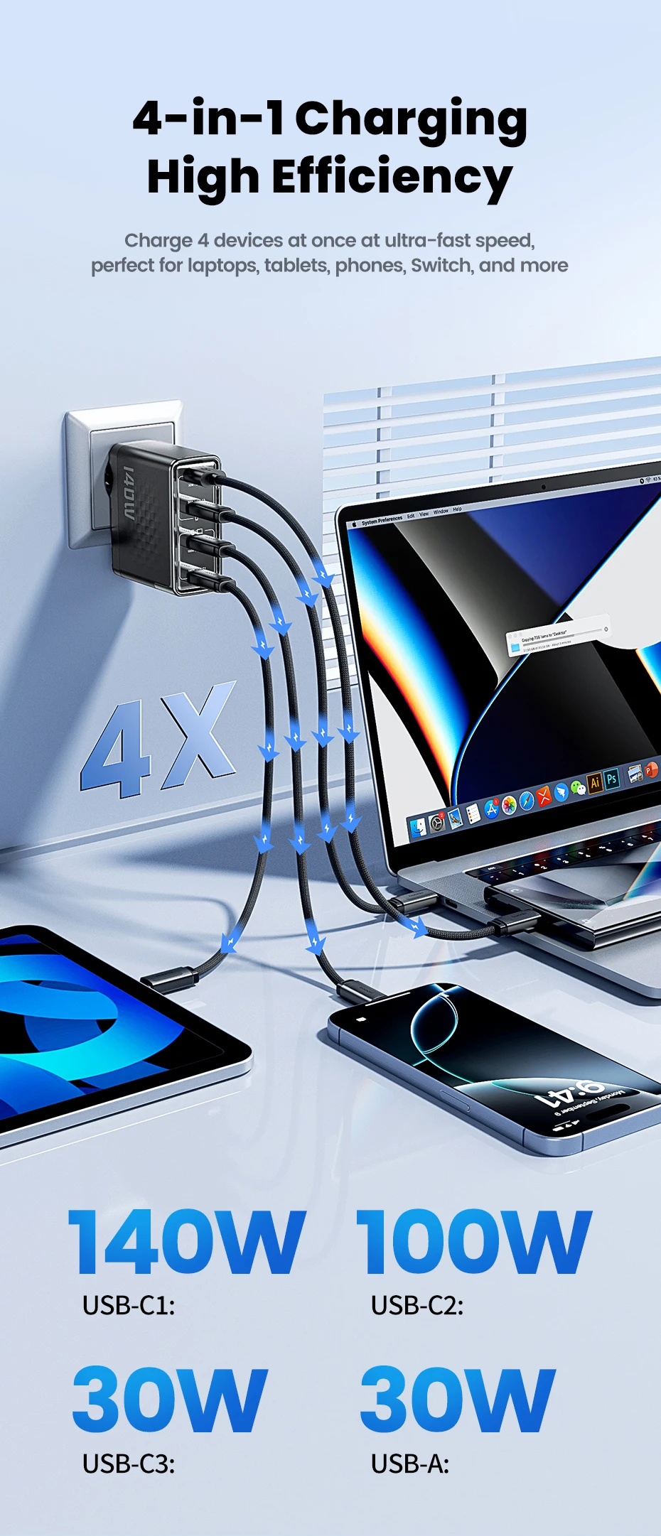 portabel laddare för resor