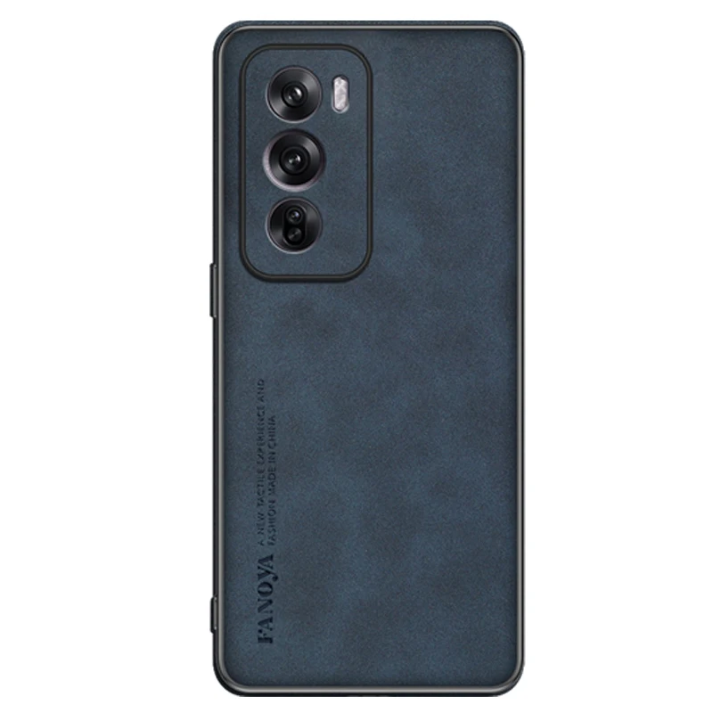 Frosted PU Leather Anti-Shock Case Cover - Matte Finish