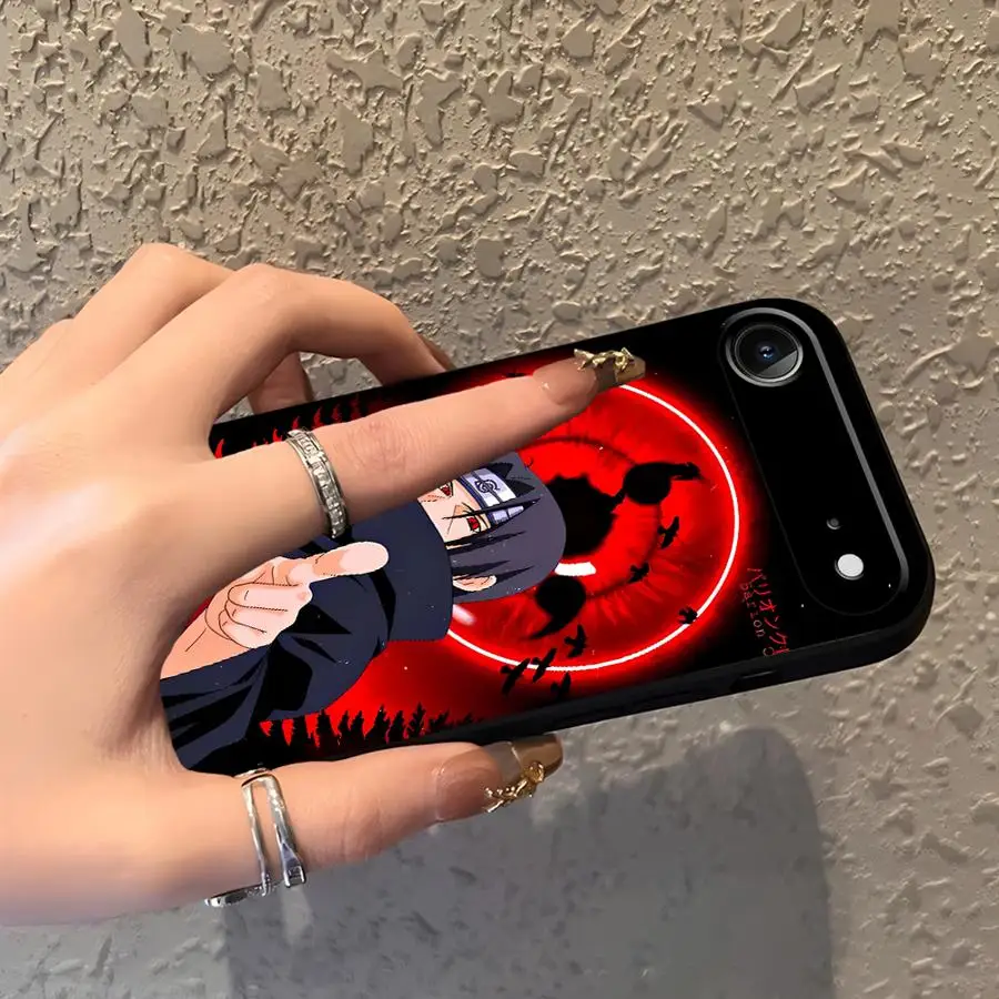 Schwarze weiche Handyhülle für iPhone 7 8 17Air 15 16 14 Plus XR 13 12 11 17 Pro Max XS Max Anime N-NARUTOS – Detail 3