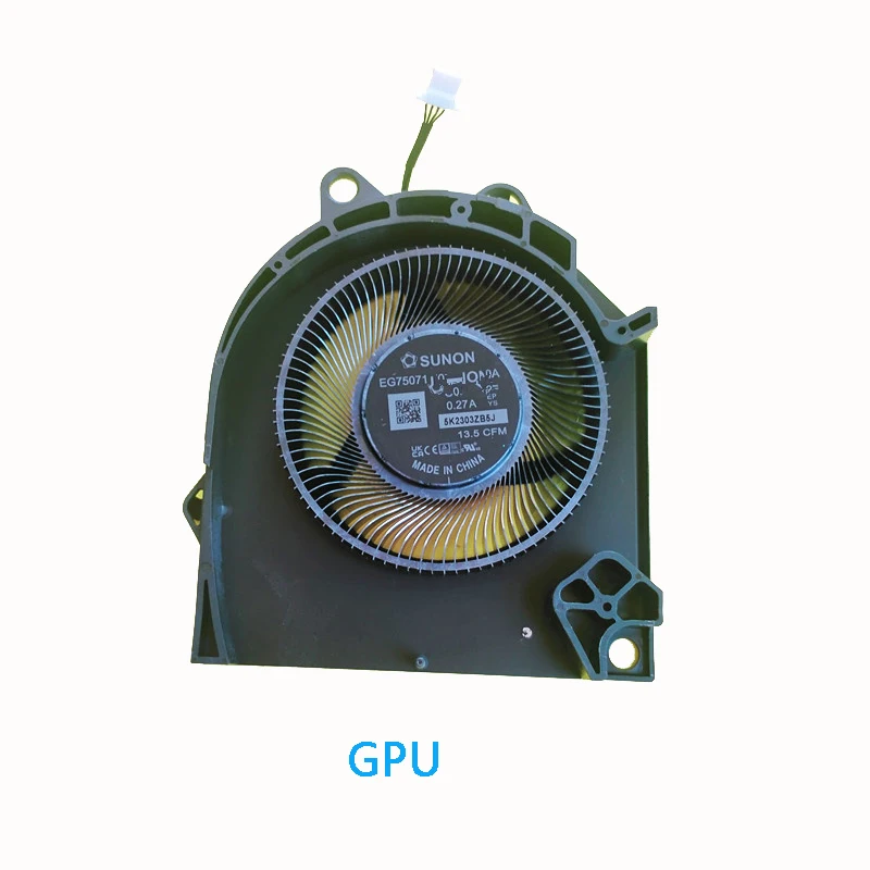 Ventilador de Refrigeração Original para Laptop Cpu Gpu Dell G15 5530 Novo - Imagem 4