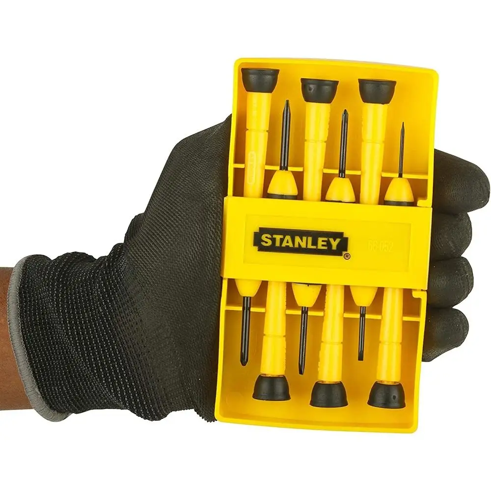 JUEGO DE DESTORNILLADORES PARA JOYERIA 6 PZS STANLEY 66052