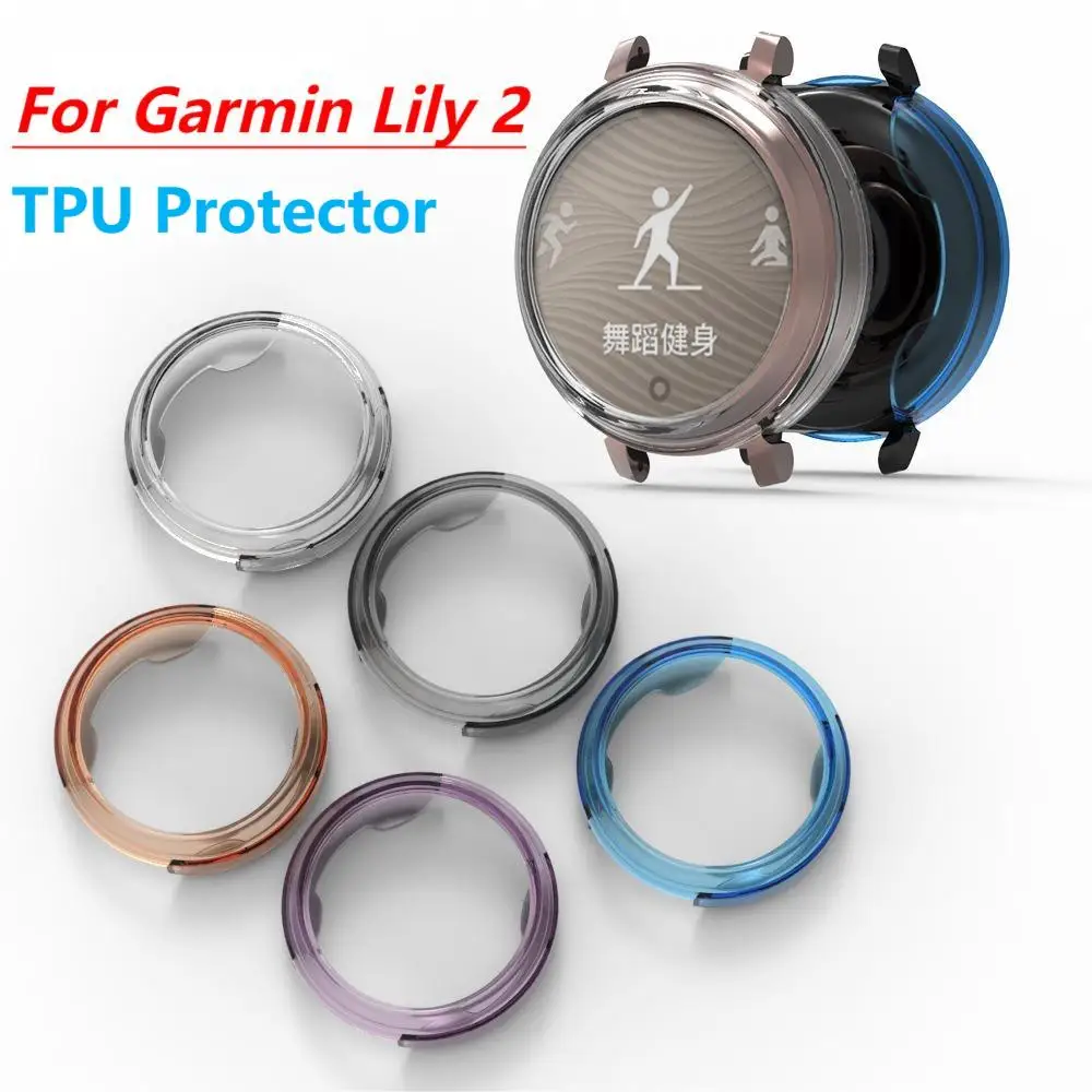 Custodia Protettiva Per Garmin Lily 2 Samrt Cinturino Per Orologio Soft Tpu Cover Accessori Per Paraurti Lily2 Classic Silicone Frame Band