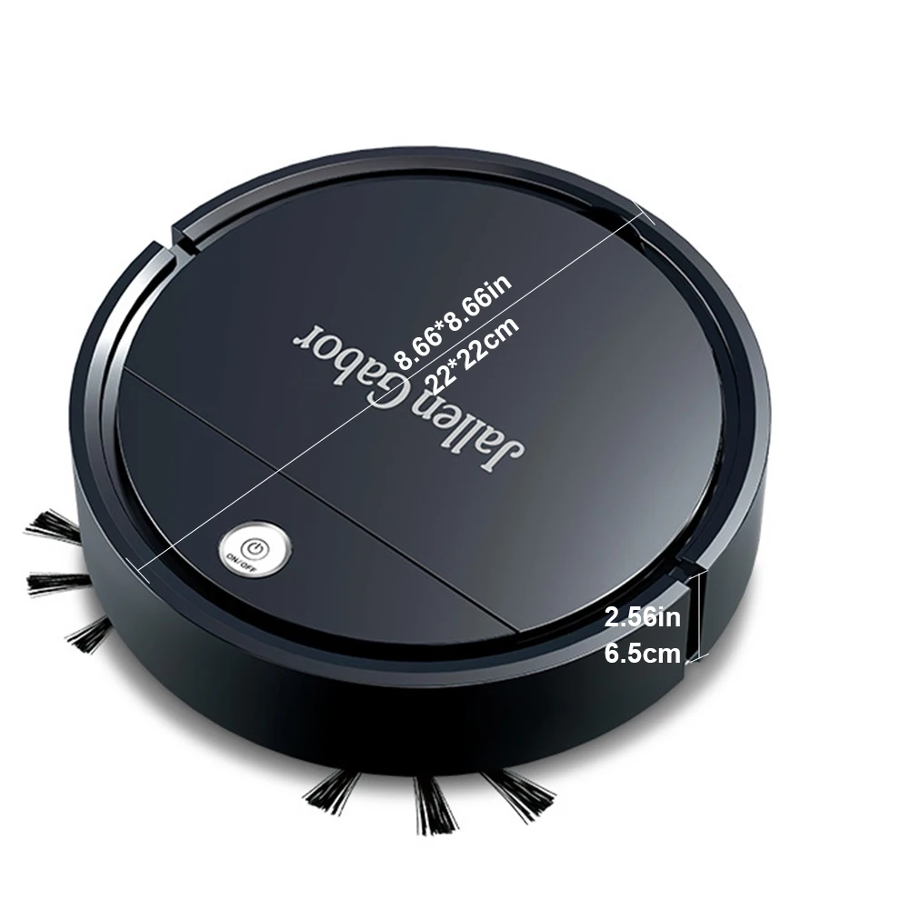 3 In 1 Cleaning Tool robot vacuum cleaner Multifunctional Household Cordless Robot Vacuum USB Rechargeable Time-Saving for Hard Floor Pet Hair Carpet