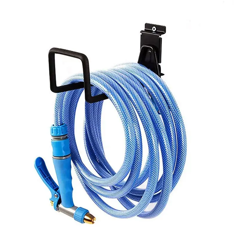 

New Arrival Heavy Duty Water Pipe Hanger + Screws Wall Mounted Water Hose Metal Garden Hose Holder Darden Tool Holders