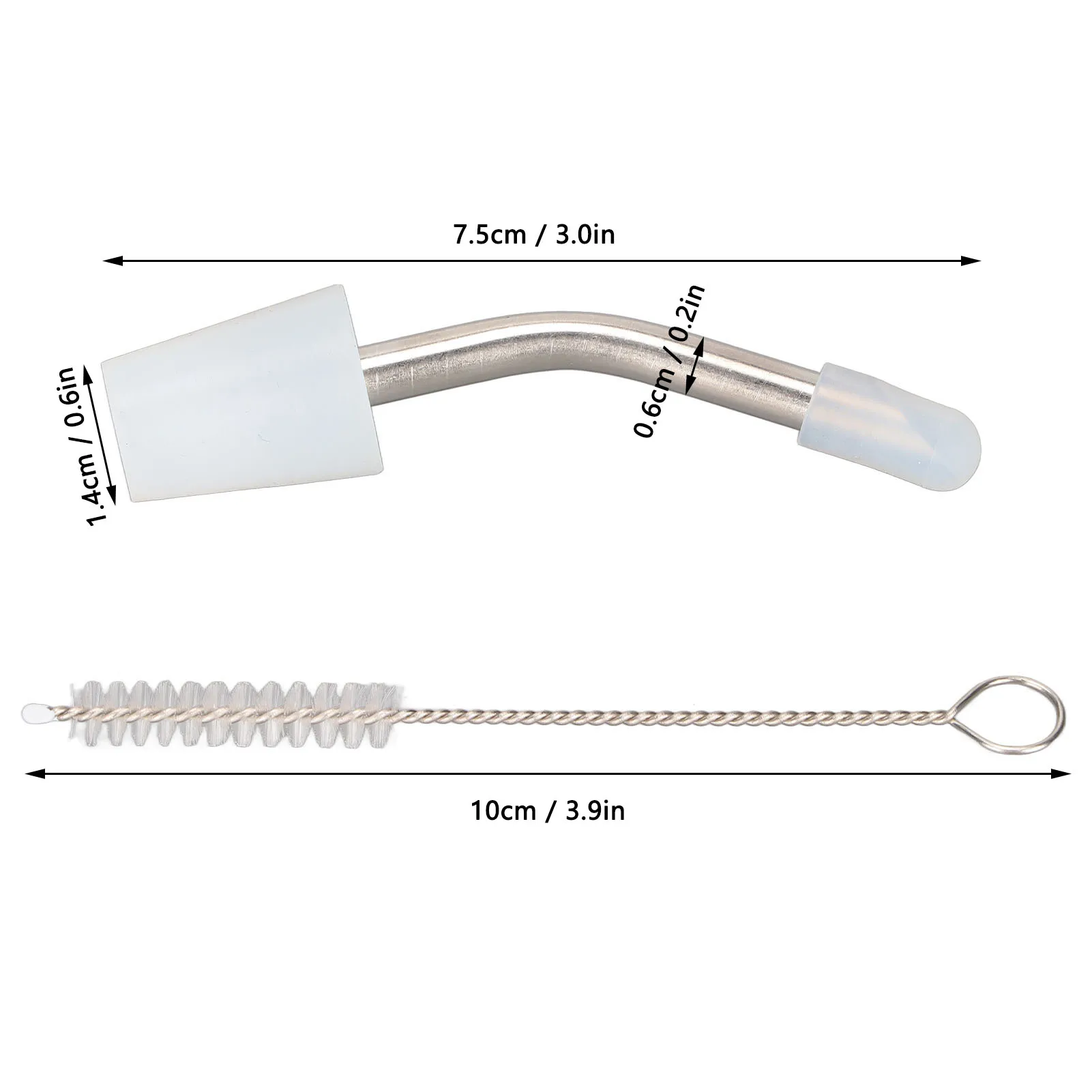 Extended Kettle Spout Corrosion Resistance Safe Harmless Odorless Stainless Steel Outdoor Kettle Spout