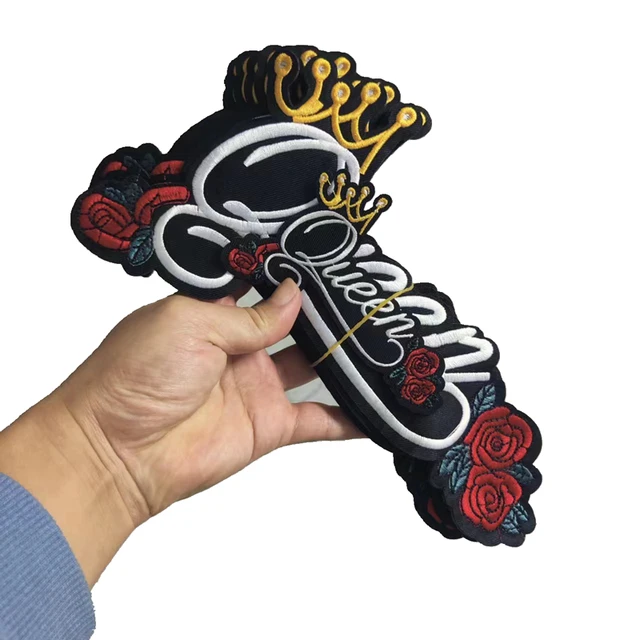Big Size Queen Quality Letters Embroidery Patch | Clothing Accessories & Cheongsam Embroidery Stickers