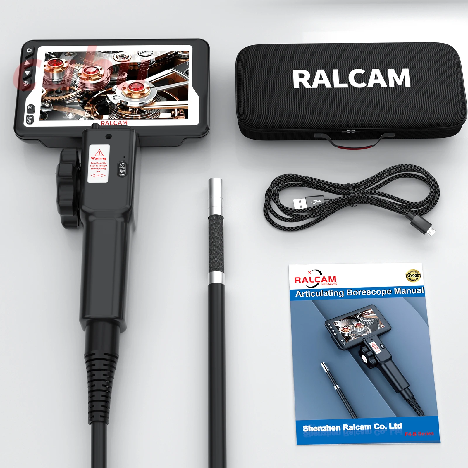

Артикуляционный гибкий промышленный эндоскоп Ralcam Borescope 5,5 M 1M Tube 1080P