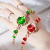 UTHAI L92 Women's Watch Brand Advanced Fashion Light Luxury Crystal Inlaid Diamond Waterproof Female Quartz Watches Clock 3