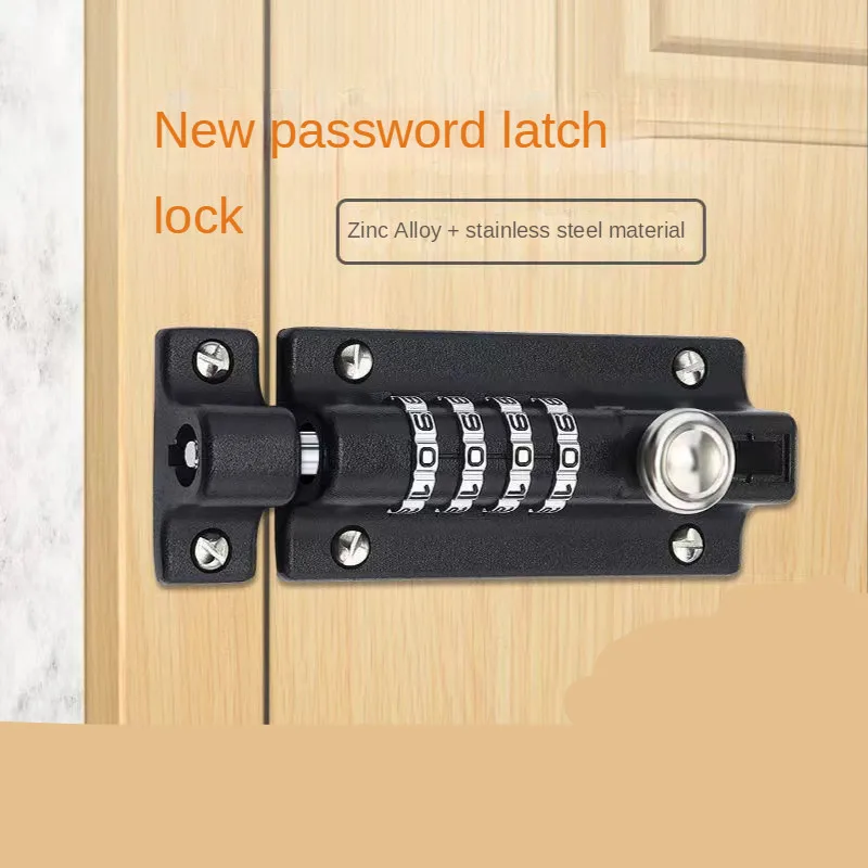 1 Pc Zinc Alloy Password Lock Drawer Latch Door Mortise Anti-theft Padlock Handle Furniture Deadbolt Cabinet Wardrobe Lock