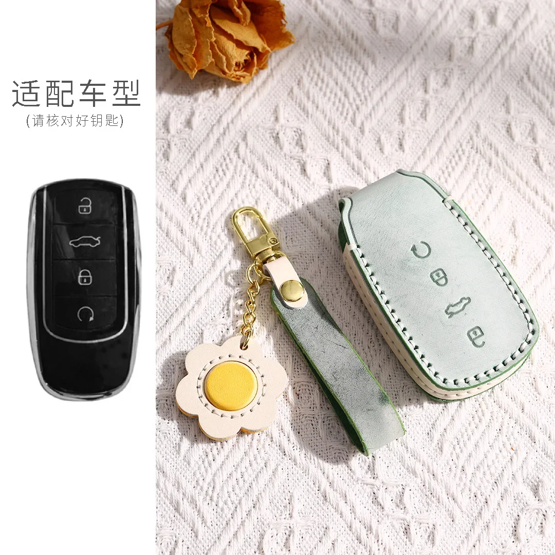 Custodia Per Chiave Auto In Pelle Per Chery Tigo 7 8 Pro Max Omoda C5 Tigo 7 8 Plus Arrizo 5 Plus 2021 2022 Accessori Auto