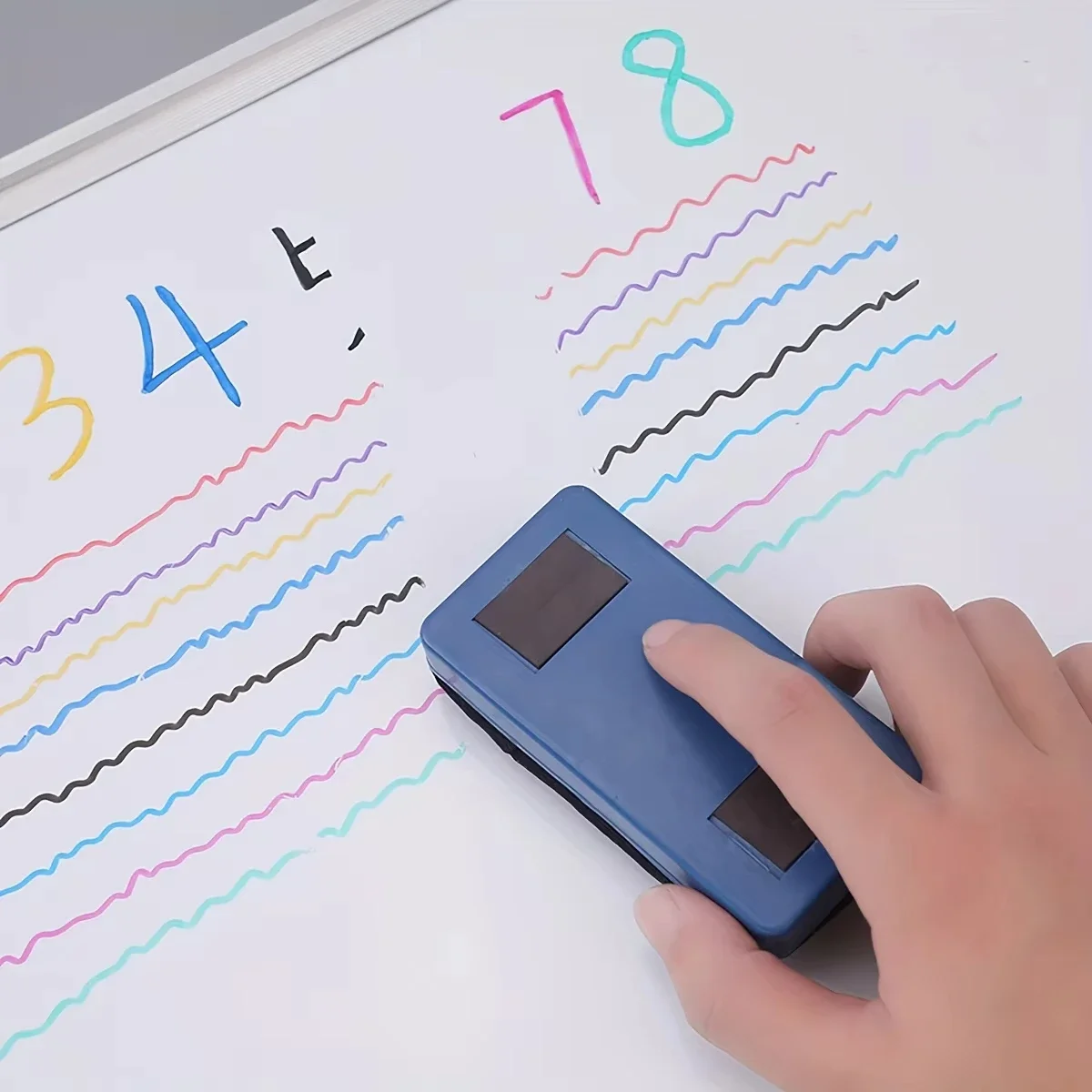 Erasable Whiteboard Pens Set Magnetic Easy to Wipe Scratch-Free Markers with Color Random Design Office Supplies white marker pens color marker pens pen marker marker pens whiteboard pens dry erase markers 8 Pcs