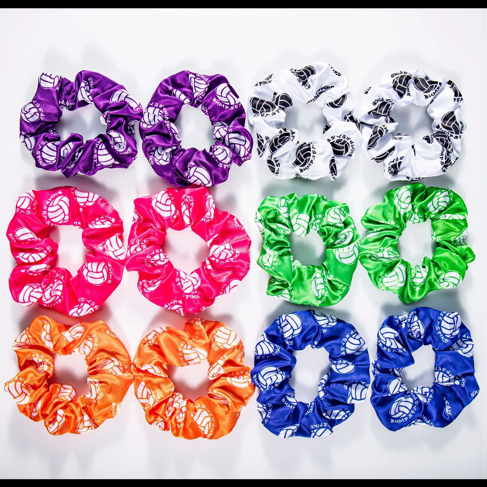

Fashion Football Printing Elastic Hair Ties for Women Girls Multicolour Rubber Band Headwear Accessories
