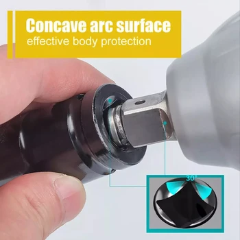 1/2Inch Drive 6-Point Impact Socket Set 10-Piece Metric Sizes 10-24mm Carbon Steel Impact Socket Set with Hard Storage Box 2