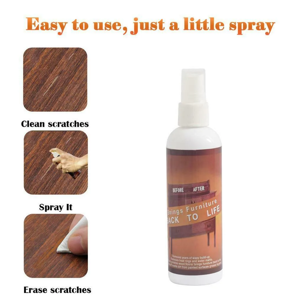 120ml Wooden Furniture Touch Up Kit Furniture Floor Tile Scratch Filler Remover Glue Cream Wax Polymer Resin DIY Repair Tools