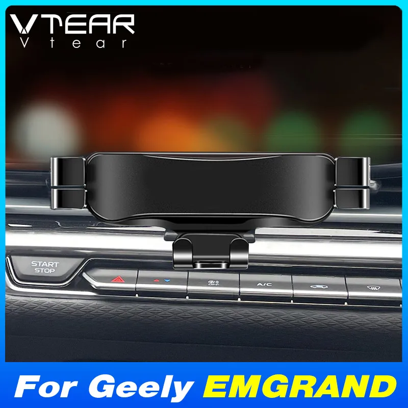 

Vtear Phoner Holder Cover Decoration Air Outlet Support Mount Trim Accessories Car Interior Vents Parts For Geely EMGRAND 2024