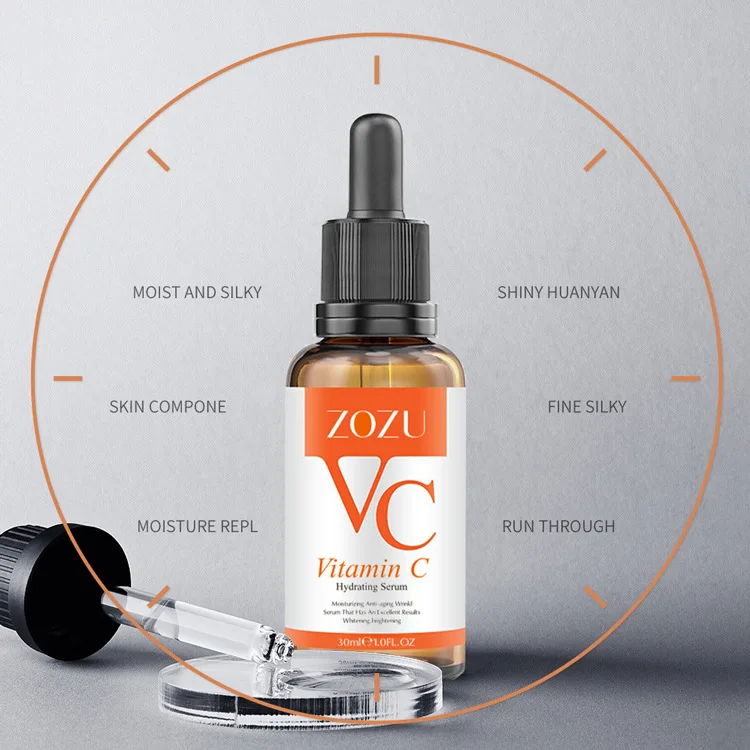 ZOZU Vitamin C Facial Essence Hydrating and Moisturizing Pore Shrinking VC Essence