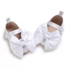 NEW Infant Toddler Bowknot Non-slip Rubber Soft-Sole Flat 0-18 Months Baby Casual Shoes  First Walker Newborn Bow Decor 4
