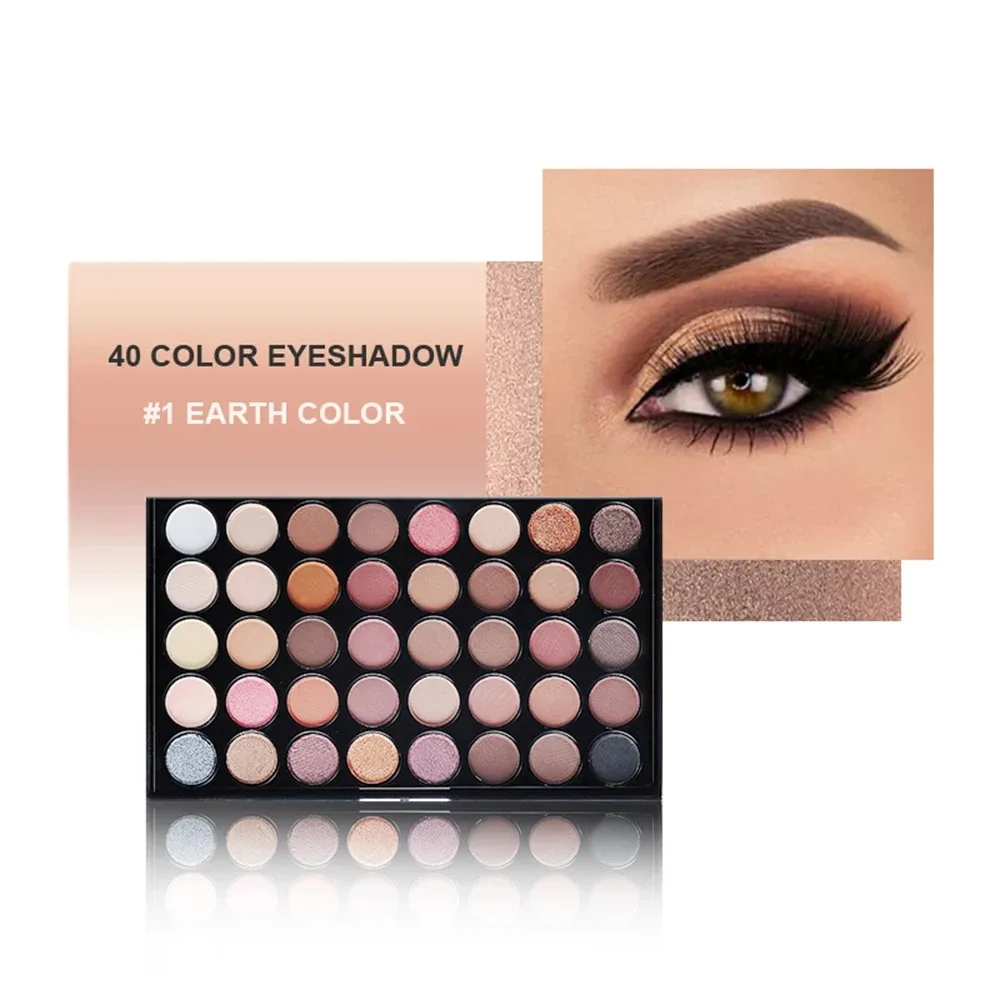 4/16/40 Colors Eyeshadow Stick Pearl Matte Glitter for Music Festival