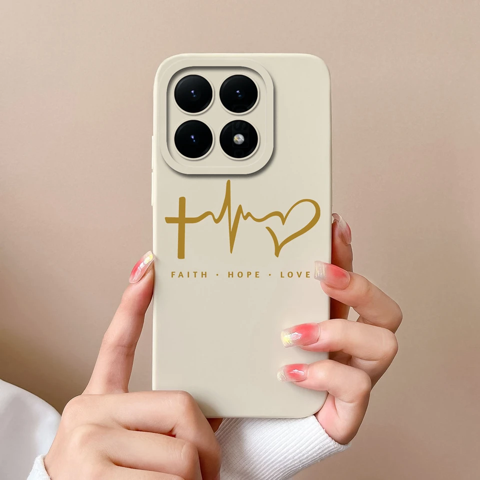 Colorful Love Heart Fall Prevention Antifouling Lightweight Back Cover Case