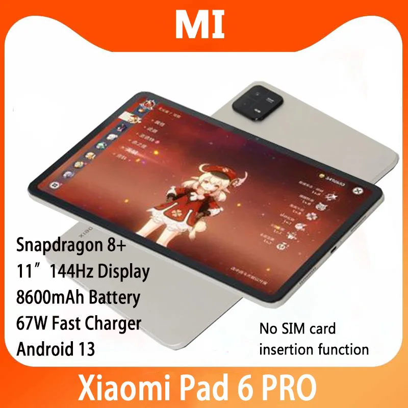 XIAOMI MI PAD 5 contra PAD 6 PRO (marca blanca AliExpress) 