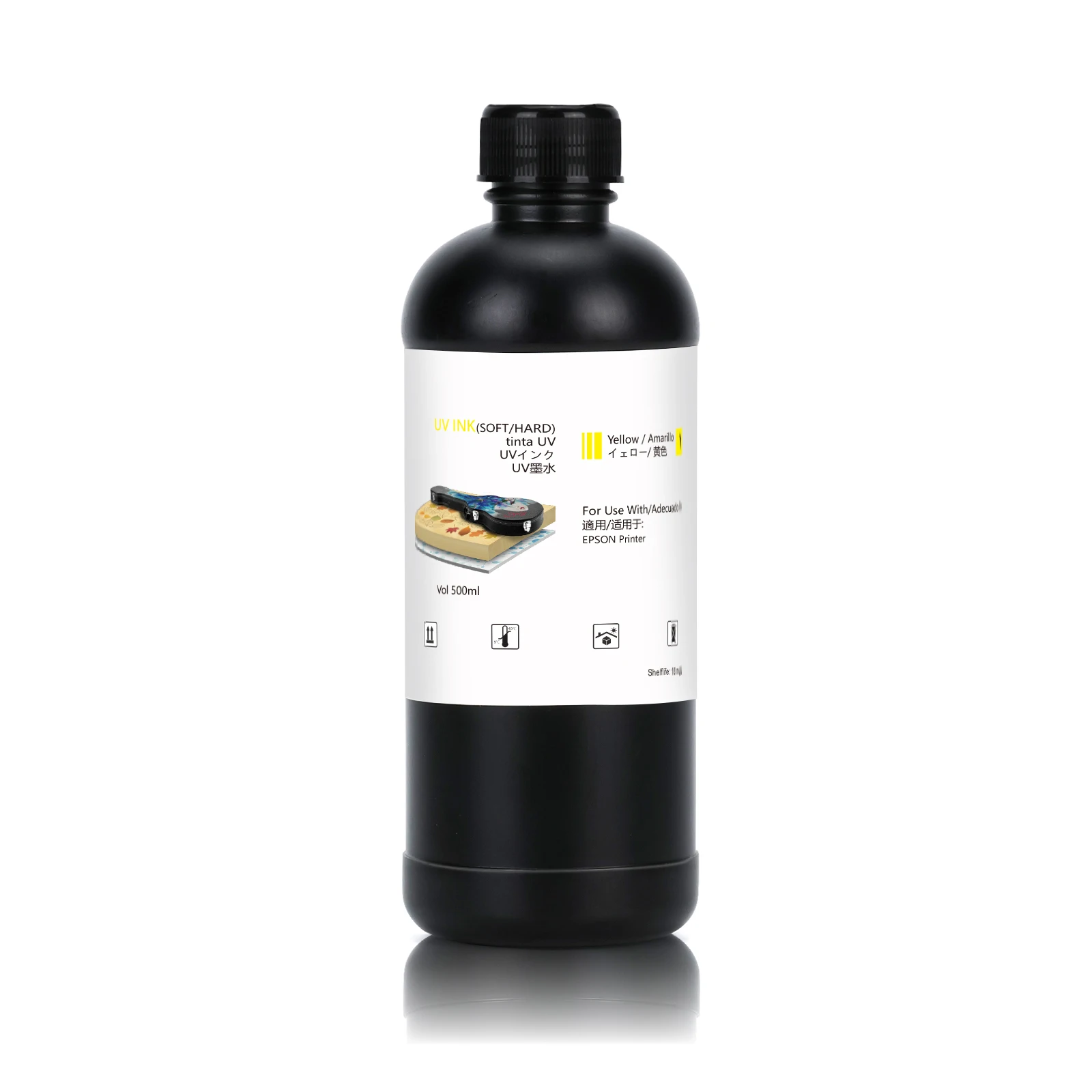 DX4 DX5 DX6 DX7 DX10 Printhead 500ml UV Invisible Curing Ink LED UV Ink For Epson 1390 R1800 R1900 TX800 4800 4880 7880 9880