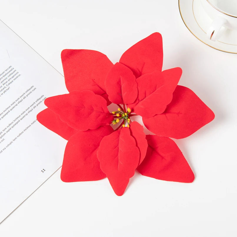 Artificial Flowers Red Wedding Festival New Year Party Decoration For Home Vase Table Scrapbook Garden Rose Arch BackgroundWall – Detail 2