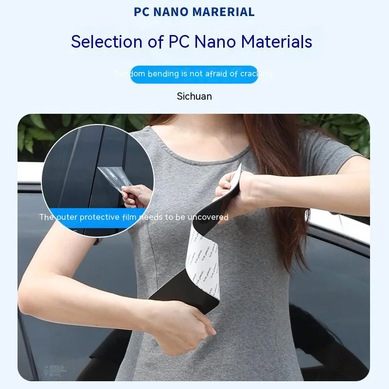 Car Middle Column PC Window Trim Decoration B C Pillar Strip Protective Cover For Land Rover Range Rover Sport L494 2014 car window trim panel