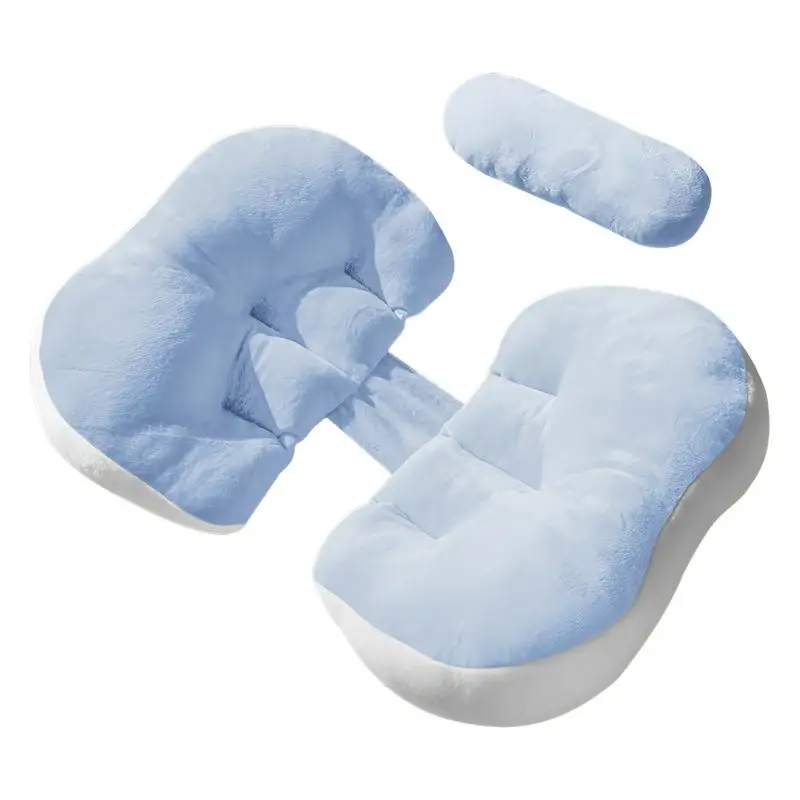 Body Pillow Pregnancy Maternity Side Sleeping Pillow Breathable U Shaped Baby Feeding Aid Supplies for Moms Pregnant Women