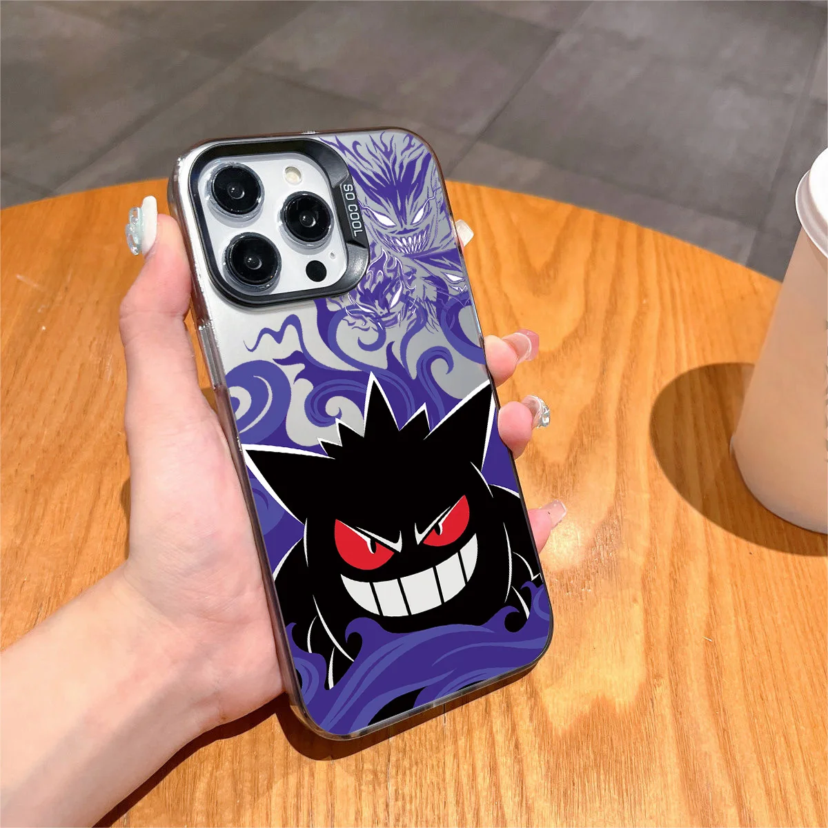 Anime-Inspired Gengar Matte Phone Case - Stylish and Cool Design