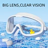 Swimming Goggles Big Frame Swimming Goggles Big Frame HD Wide View Anti-Fog UV Protection Swimming Goggles for Adults No Leaking 5