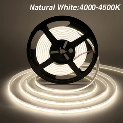 Ultra - Bright Waterproof LED Strip Light - Customizable Length, Warm to Cool White (DC 12V)
