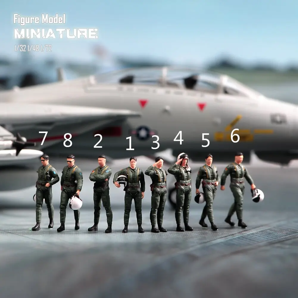 Miniatures Figures 1/72 1/48 1/32 Chinese Modern Fighter Pilot