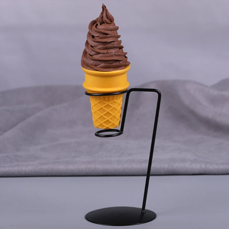 Colorful Realistic Fake Ice Cream Cone Window Display Model  Sweet Dessert Photo Props Kitchen Accessories Plastic Dropshipping 2