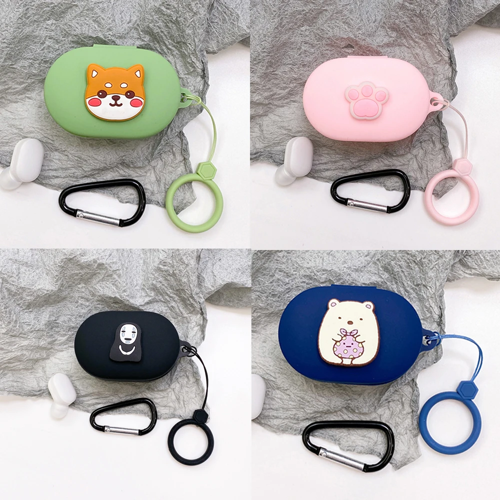 

Cute Cartoon Silicone Cover for Xiaomi Redmi AirDots 3 Case for AirDots3 TWS Wireless Bluetooth Earphone Accessories Soft Case