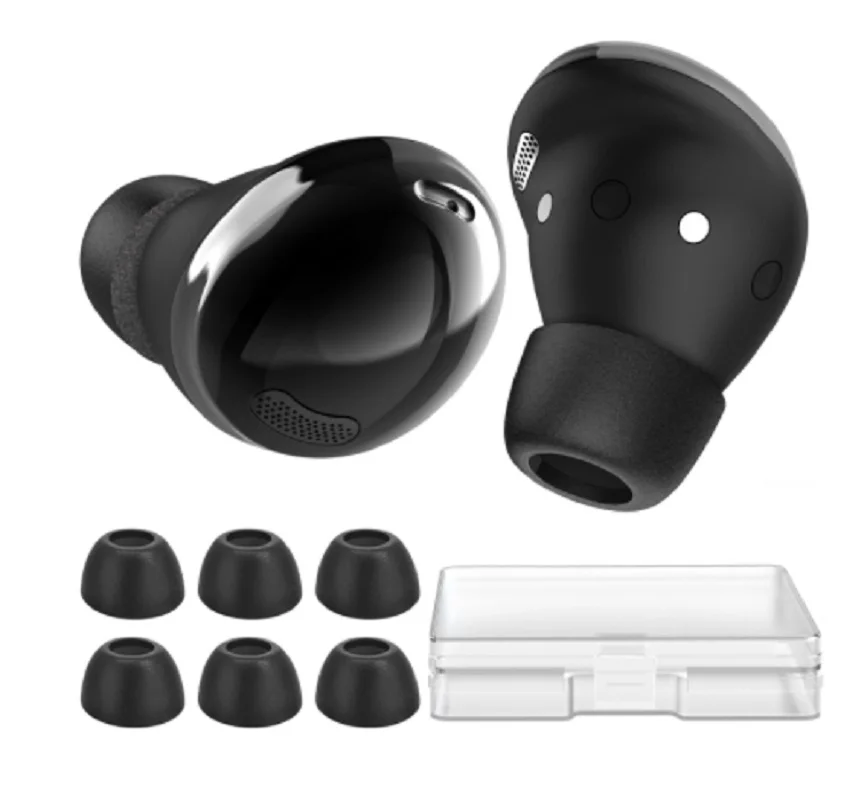 Memory Foam Replacement Earbuds Ear Buds Tips Isolate Noise Plug Compatible with Samsung Galaxy Buds Pro Earphone Repair Part