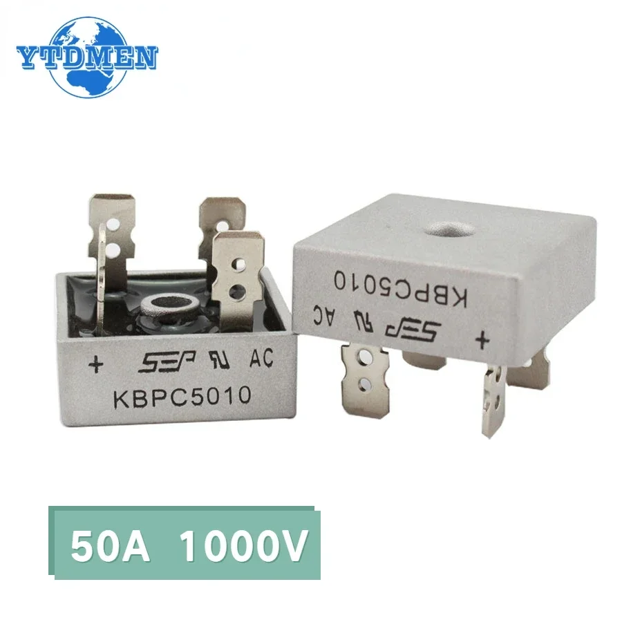 Diode Bridge Rectifier KBPC5010 50A 1000V Rectifiers 2PCS/5PCS