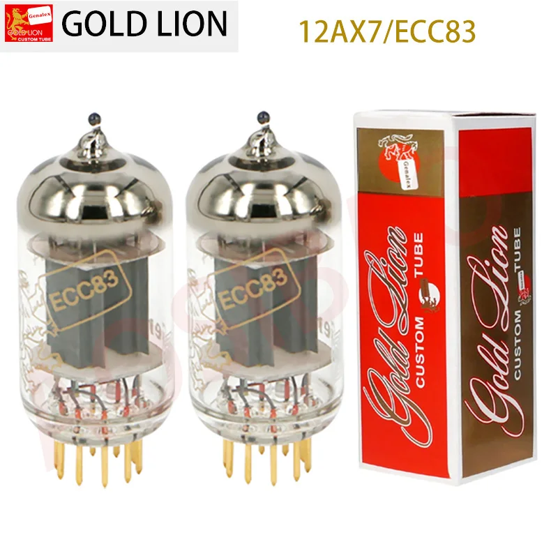 GOLD-LION 12AX7 ECC83 Vacuum Tube Precision pairing Valve Replaces Electronic tubes For Amplifier