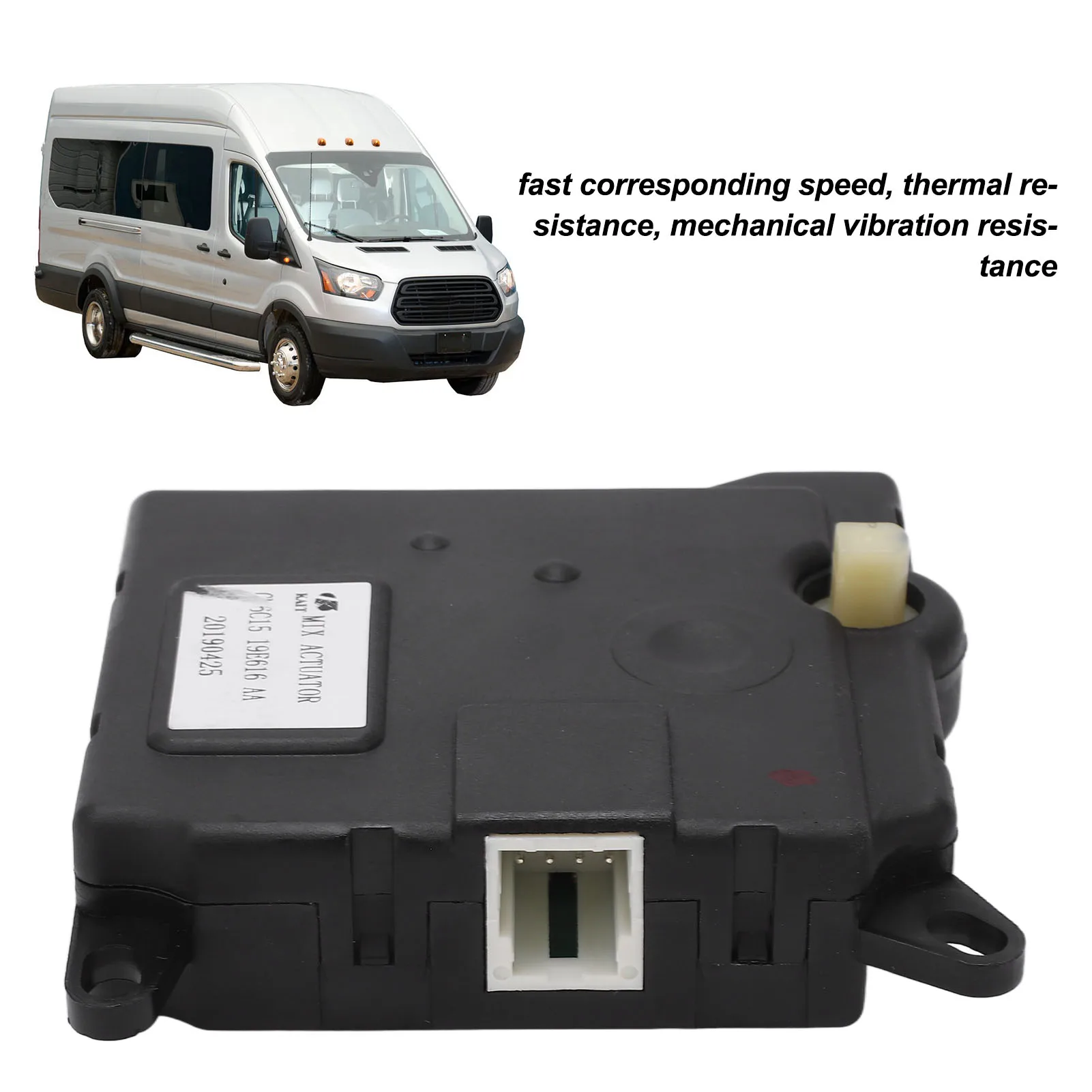 ABS Heating Actuator 95VW 19E616 AD AC Heater Control Servo Motor Replacement for Ford Transit T12 T15 V347 V184 1995‑2012