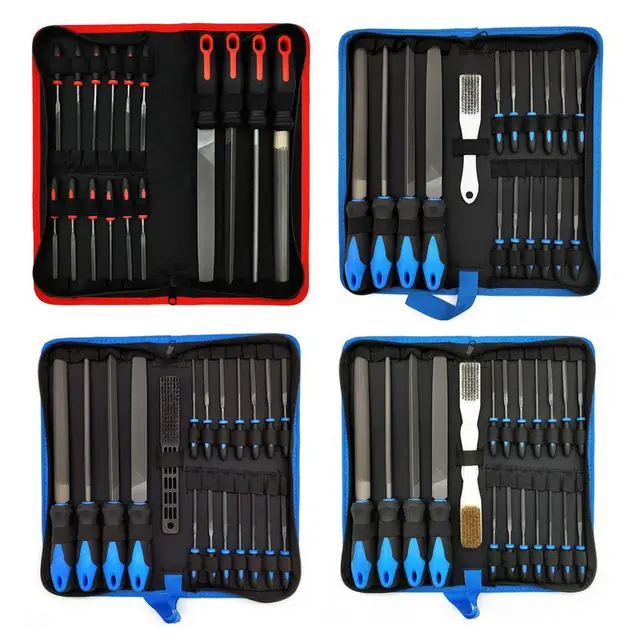 20Db Kézi Üveg Kőfém Tartós Kézműves Szerszám Gyémánt Faragó Táska Ékszerkészítés Tű Fájlkészlet Professzionális Hobbi